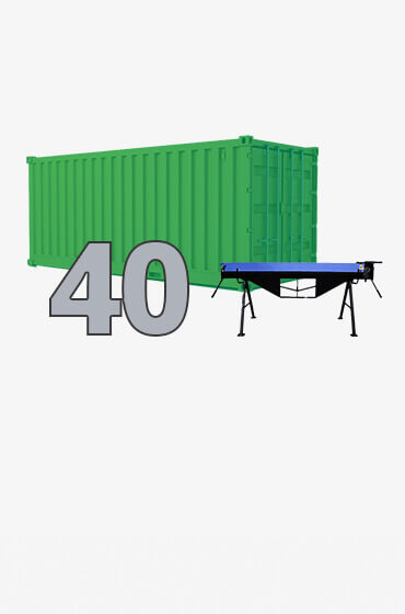 Commander un Pack container 40 plieuses d'atelier 2.15m à Abidjan